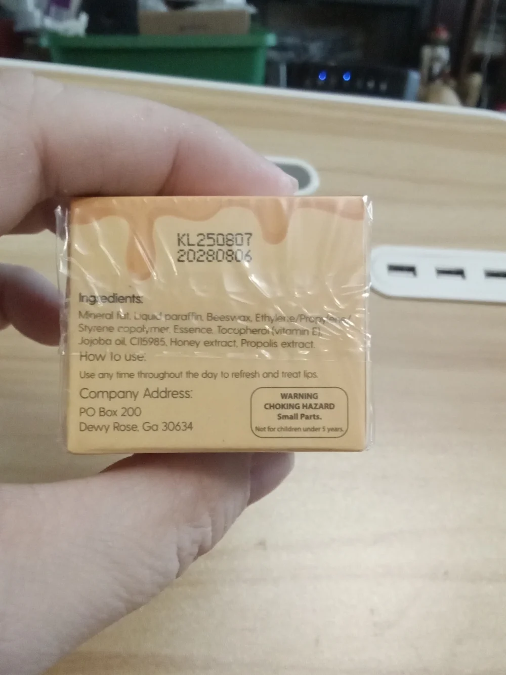 Propolis Lip Balm - Peach
